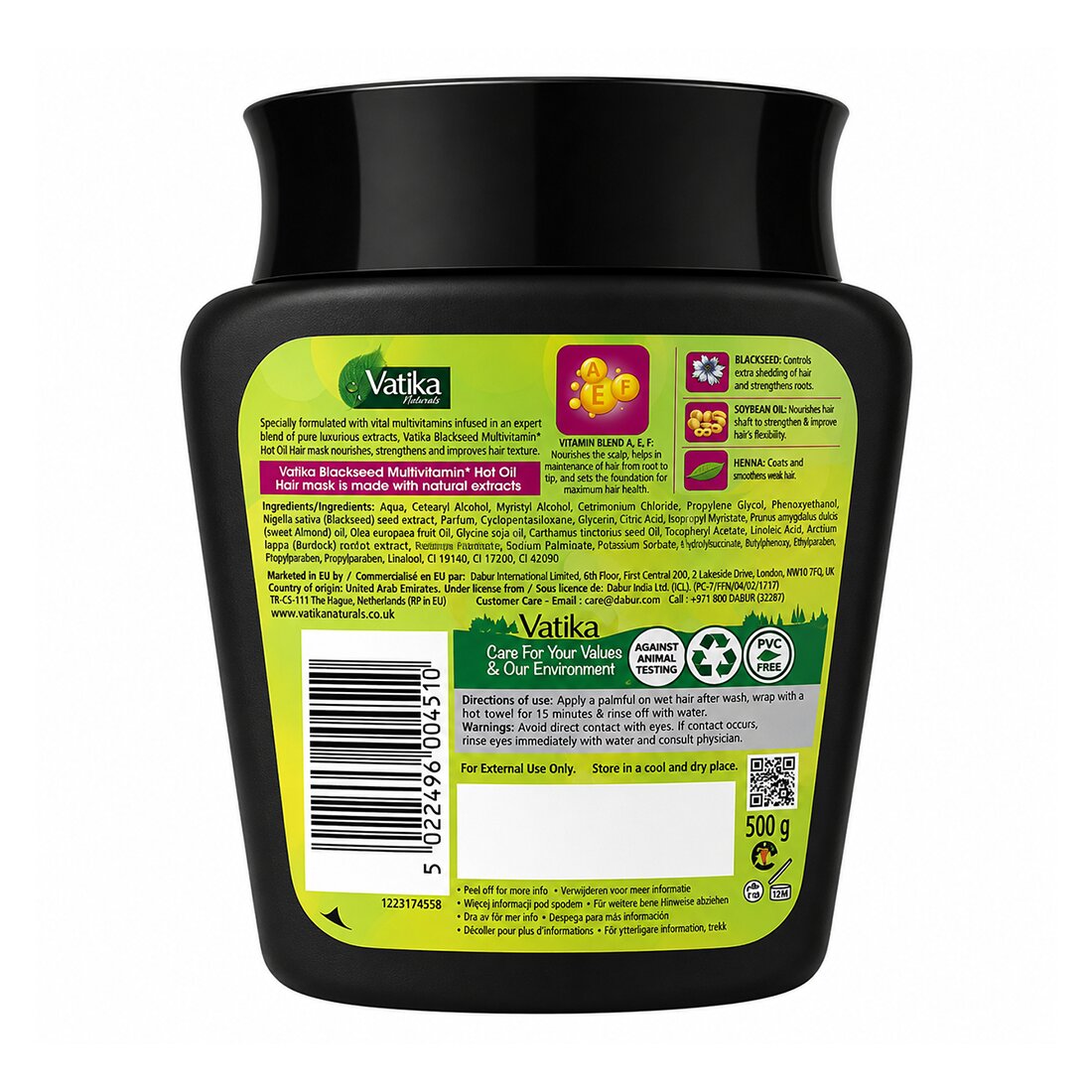 Multivitamin Hot Oil Hair Mask Blackseed