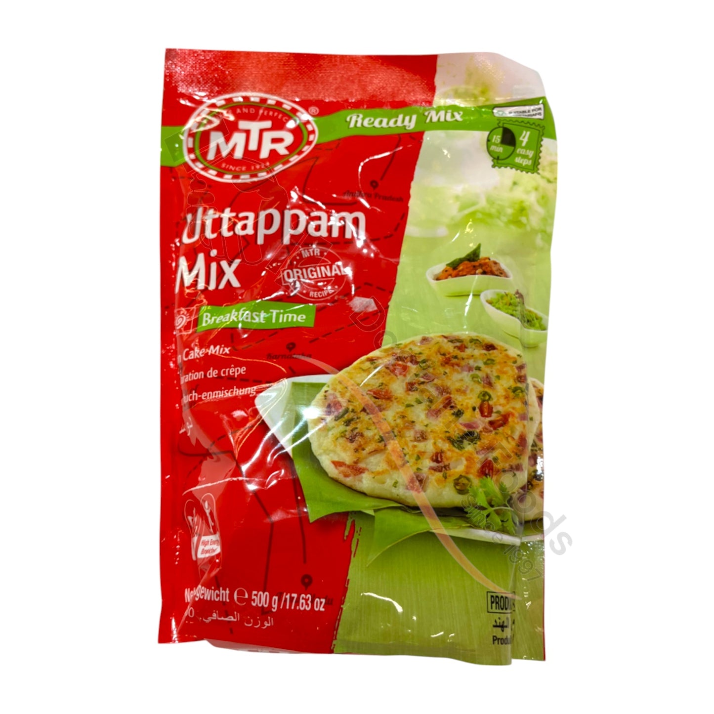 MTR Uttappam Mix (Mischung für indische Pfannkuchen mit Gemüse)