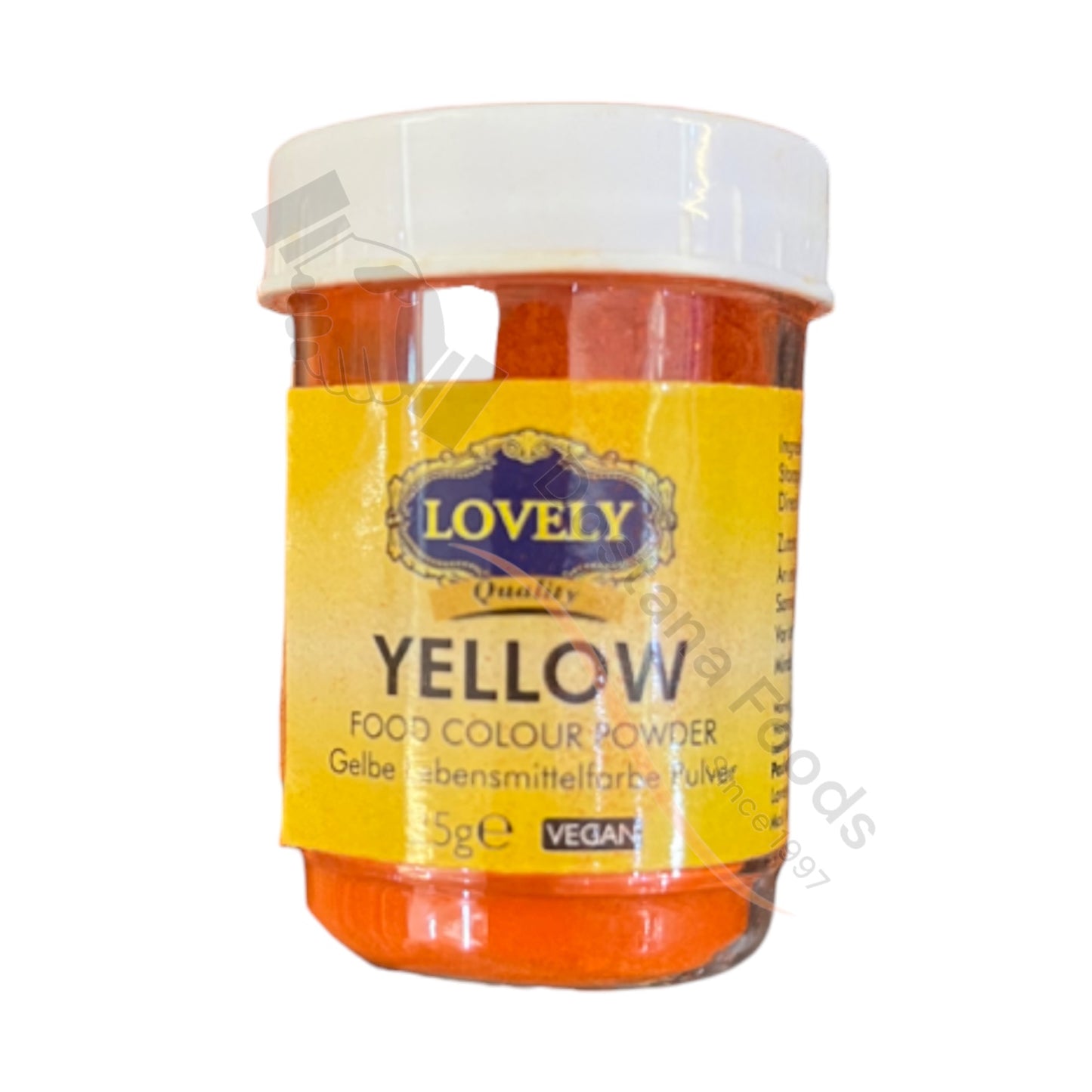 Lebensmittelfarbe Pulver Gelb