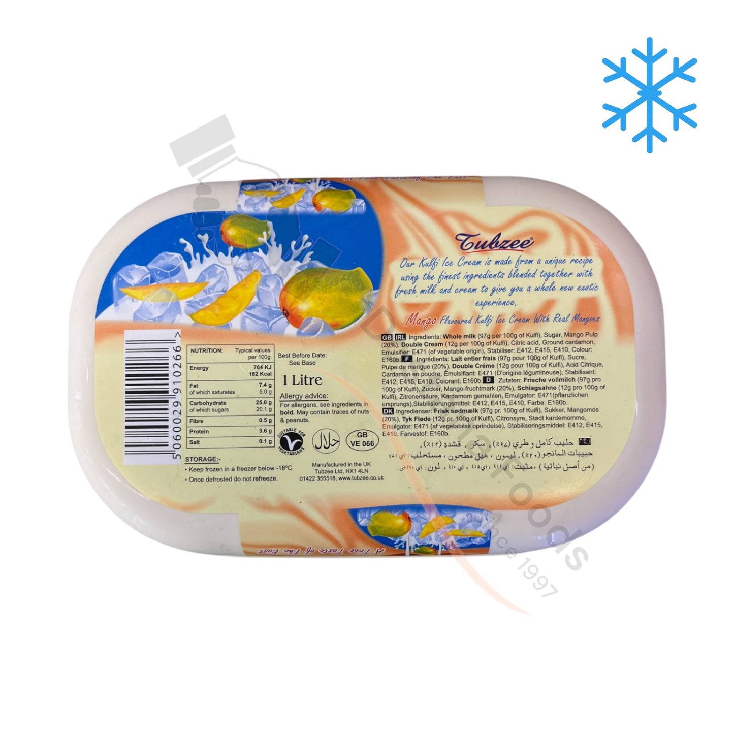 Frozen Kulfi Ice Box Mango