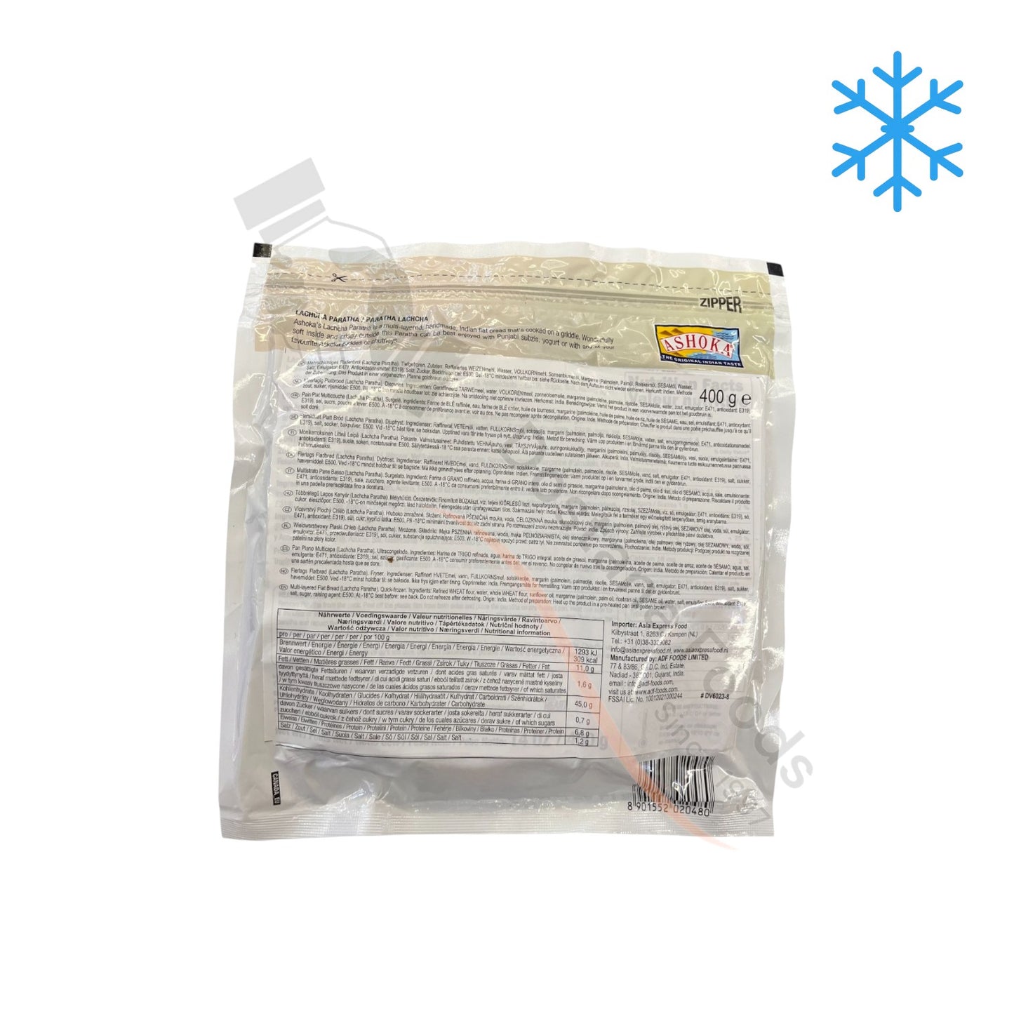 Frozen Lachcha Paratha