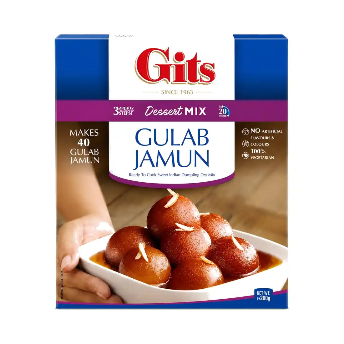 Gits Gulab Jamun Mix (Mischung für Milchbällchen in Zuckersirup)