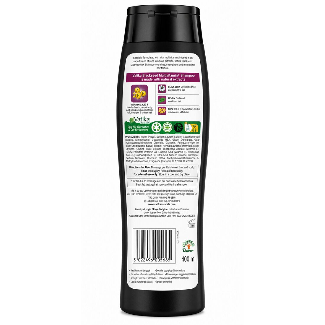 Multivitamin Shampoo Blackseed Kalonji