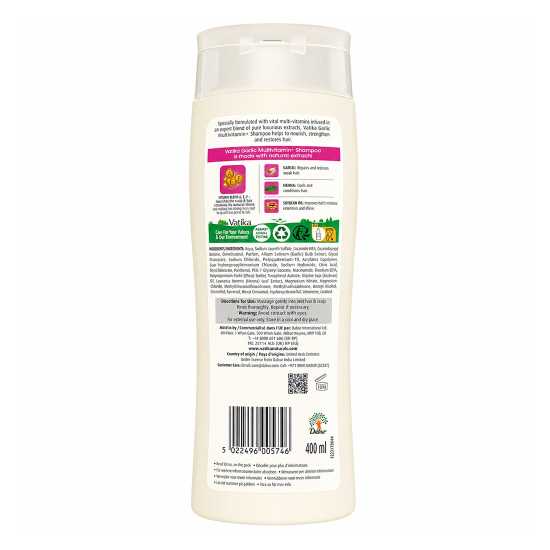 Multivitamin Shampoo Garlic