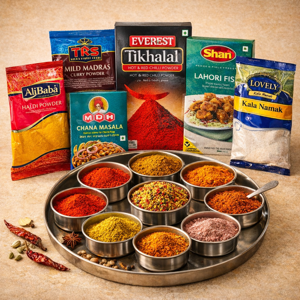 Alle Gewürzsorten - Masala Section