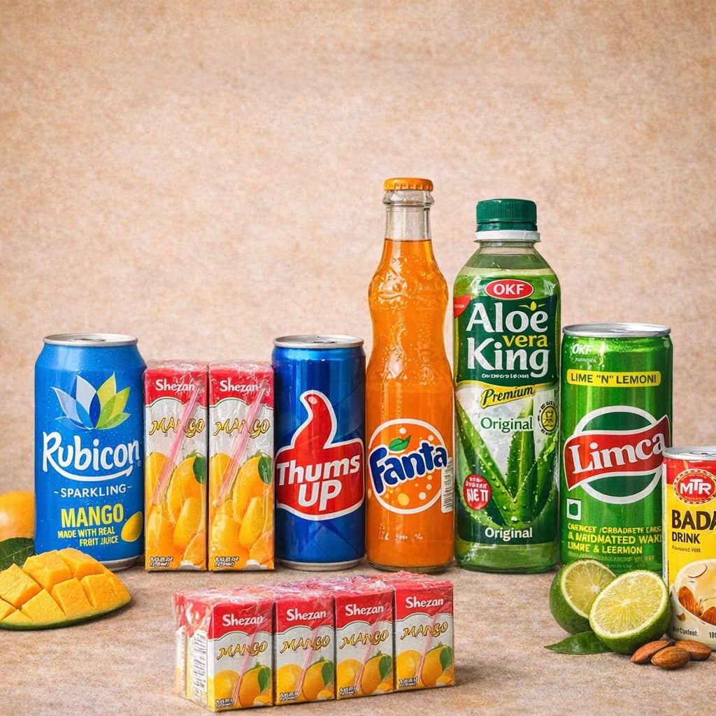 Leckere indische Softdrinks & Säfte