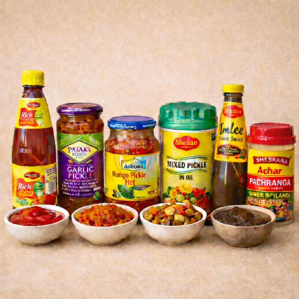 Alle Saucen & Pickle Sorten