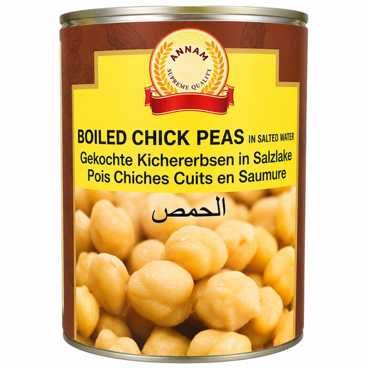 Annam Boiled Chick Peas Can - Kabuli Chana