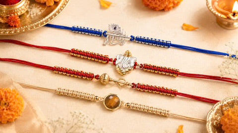 Rakhi- 1 stk (Bracelet may vary than the image represented)