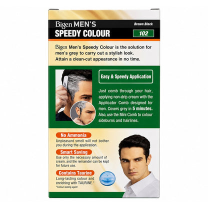 Mens Speedy Hair Colour Brown Black Nr. 102