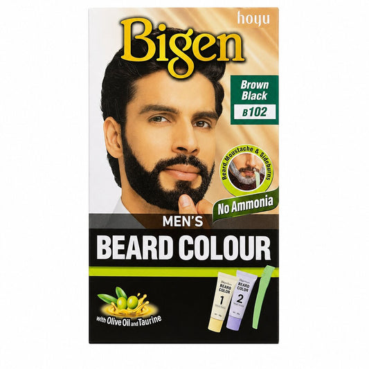 Mens Beard Colour Brown Black N. B102