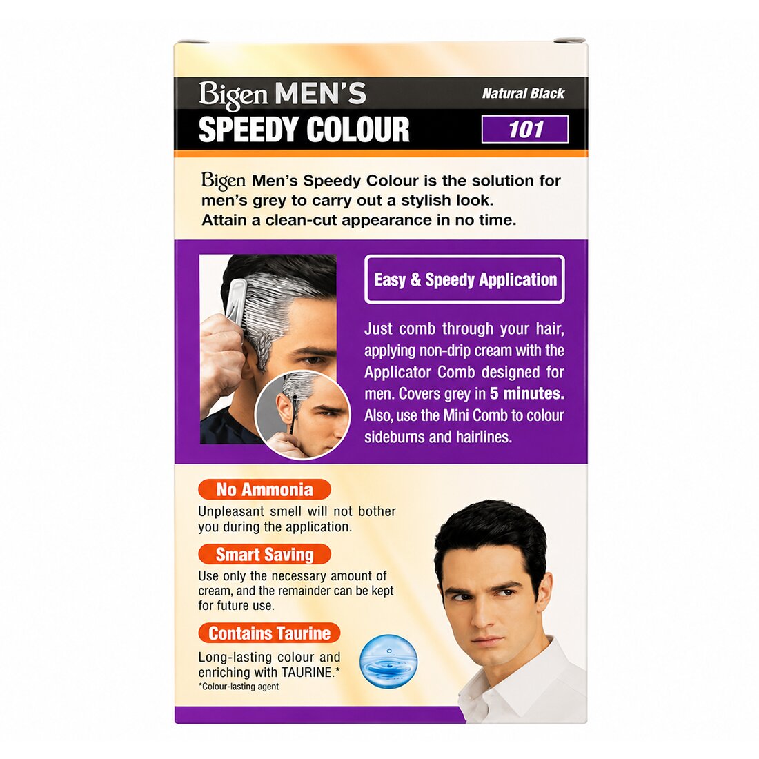 Mens Speedy Hair Color Natural Black No. 101