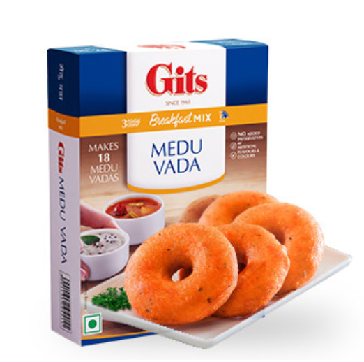 Gits Medu Vada Mix (Mischung für frittierte Linsenbällchen in Donut-Form)