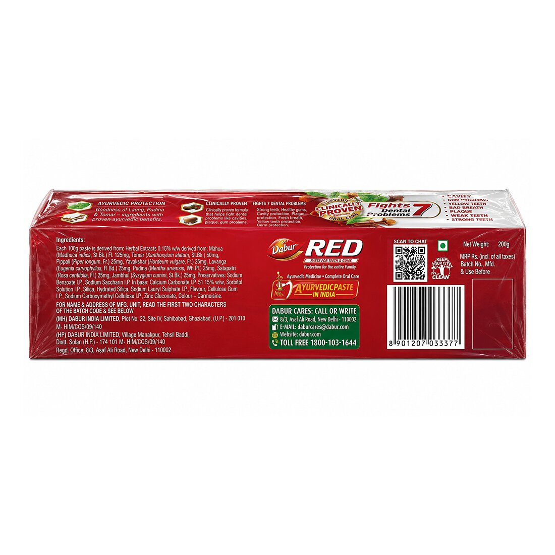 Red Toothpaste