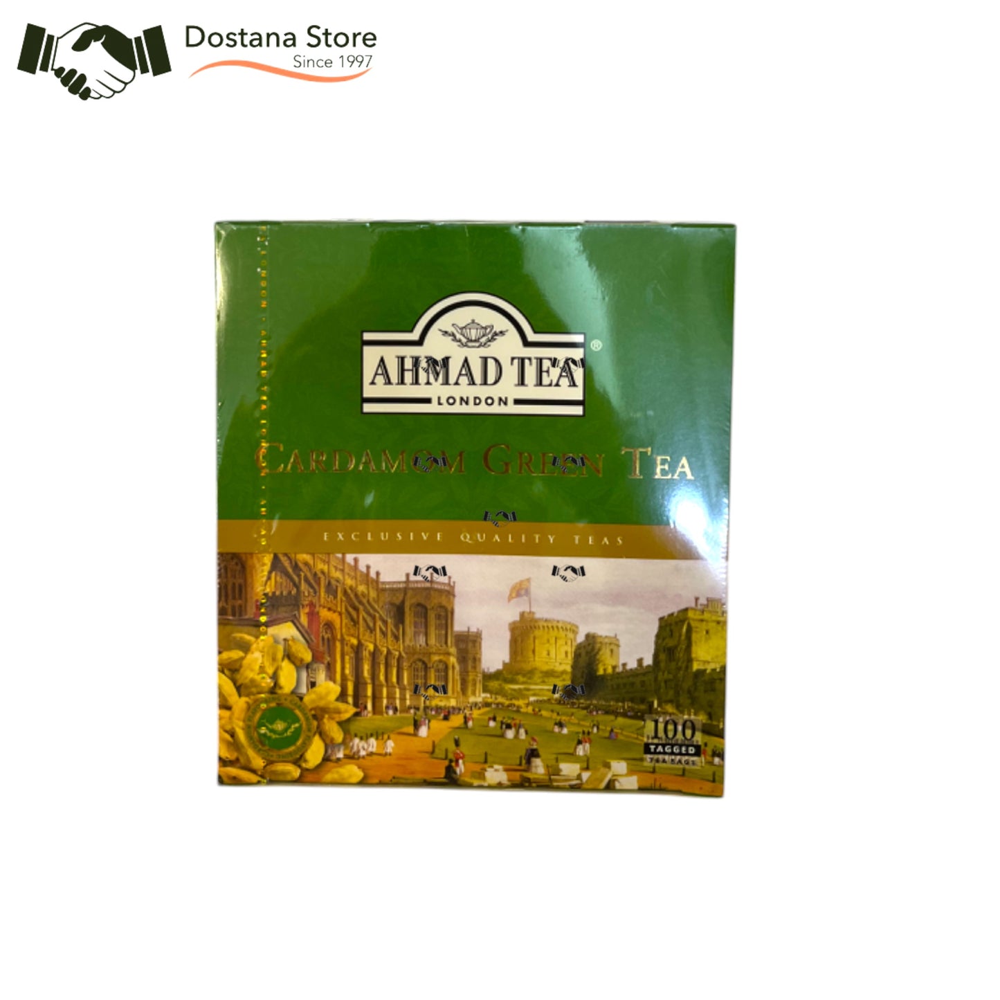 Ahmad Cardamom Green Tea Bags – Elaichi Wali Chai