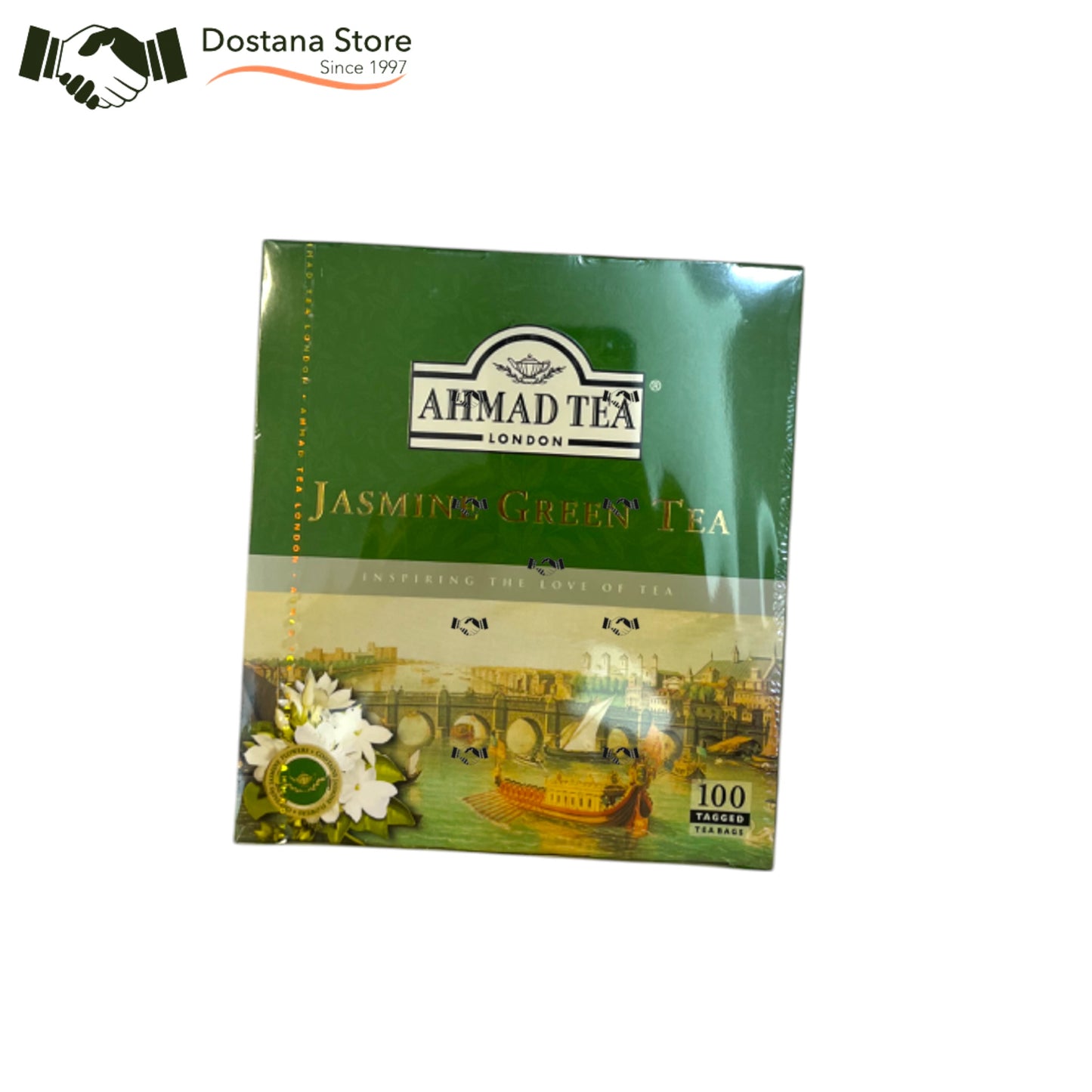 Ahmad Jasmine Green Tea Bags – Gulab Ki Hari Chai