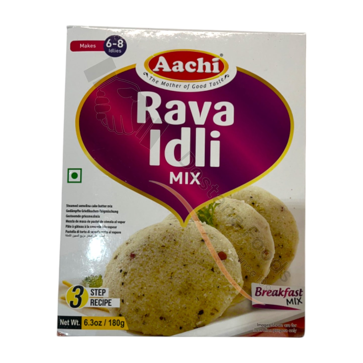 Aachi Rava Idli Mix (Mischung für gedämpfte Reiskuchen aus Grieß)