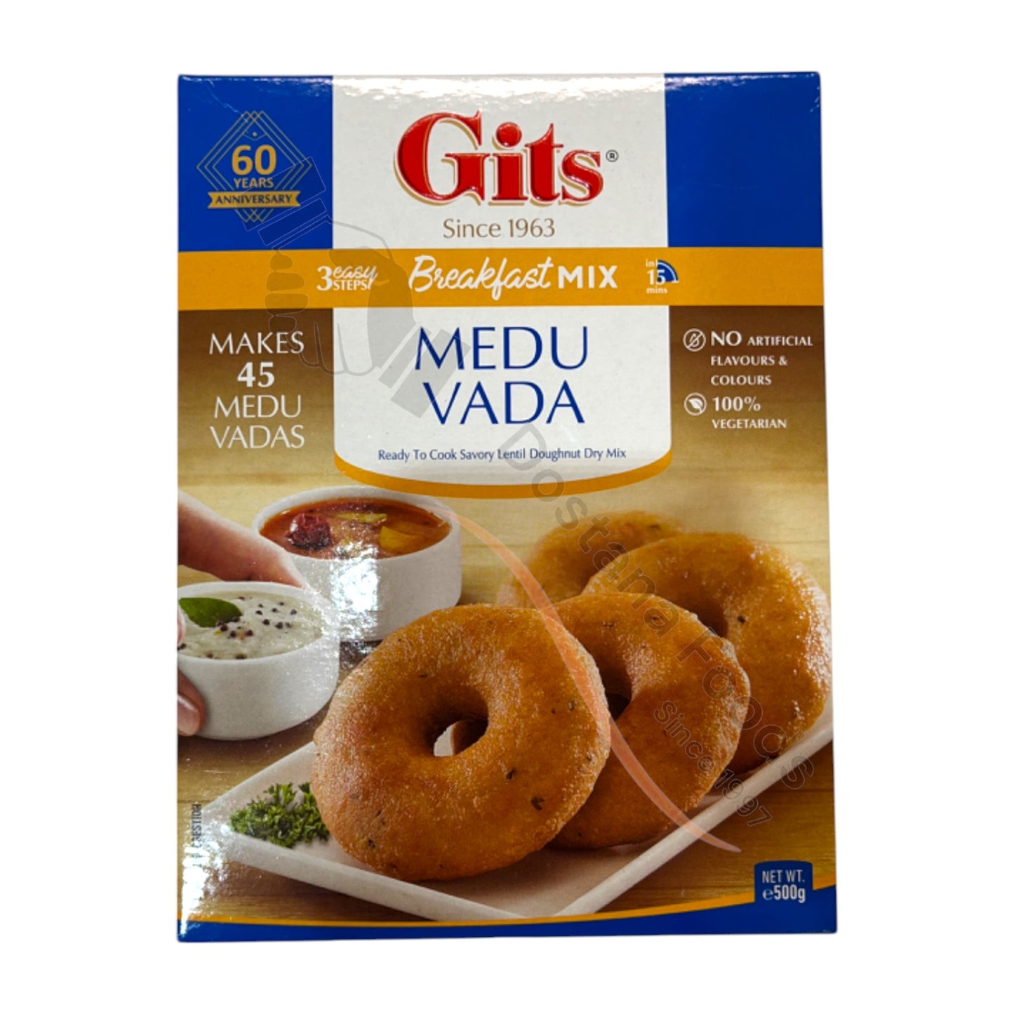 Gits Medu Vada Mix (mixture for deep-fried lentil balls in donut shape)