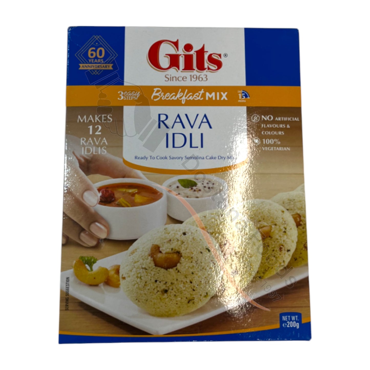 Gits Rava Idli Mix (Mischung für gedämpfte Grießkuchen)