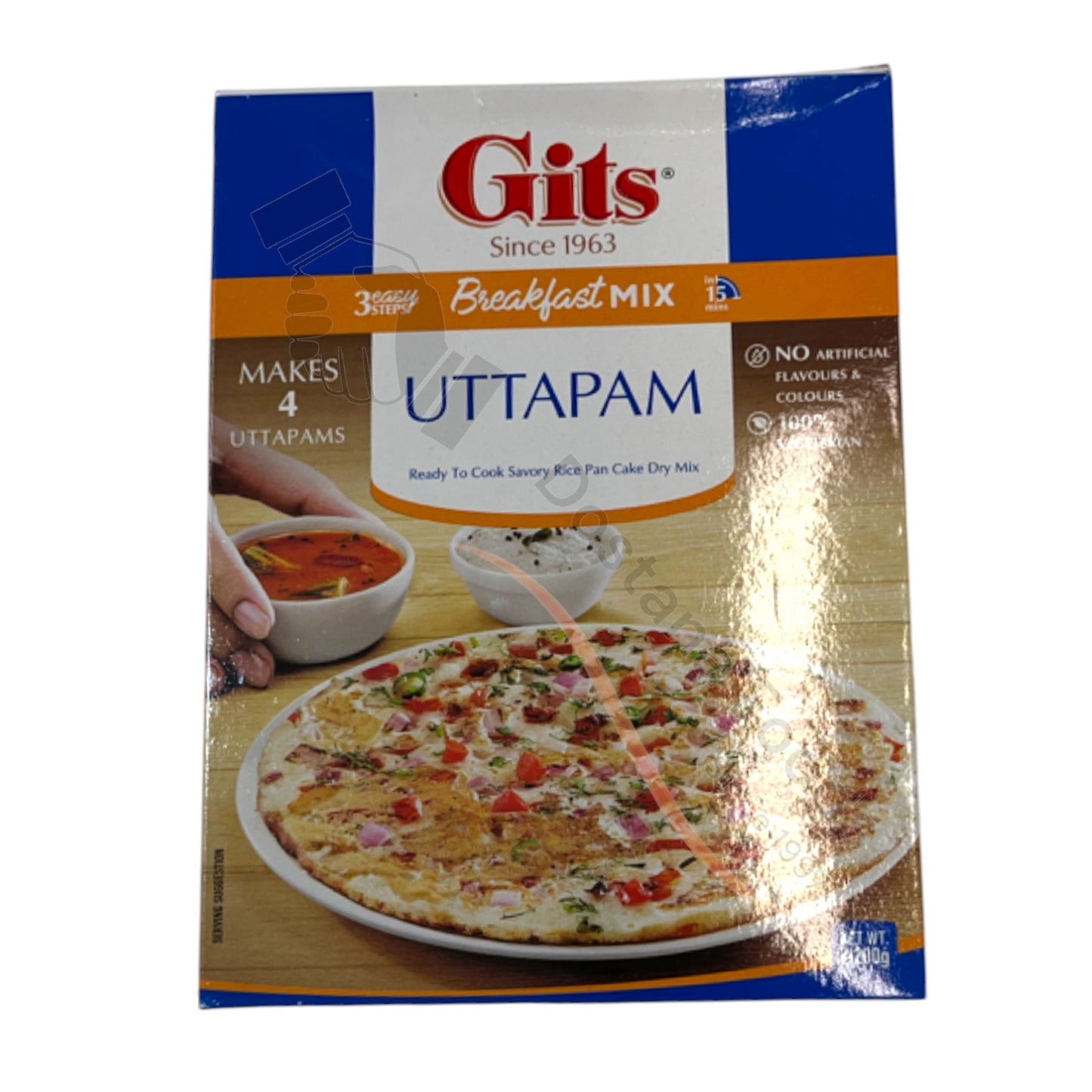 Gits Uttapam Mix (mixture for Indian pancakes with vegetable topping)