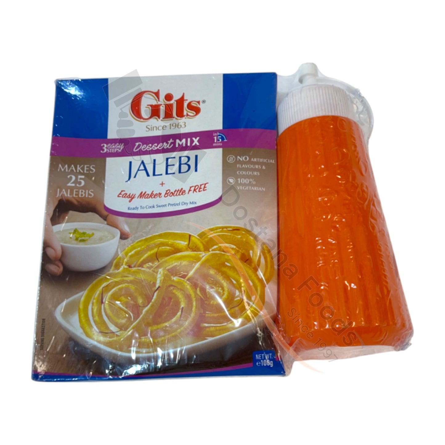 Gits Jalebi Mix – Baking mix for Indian sugar syrup rings