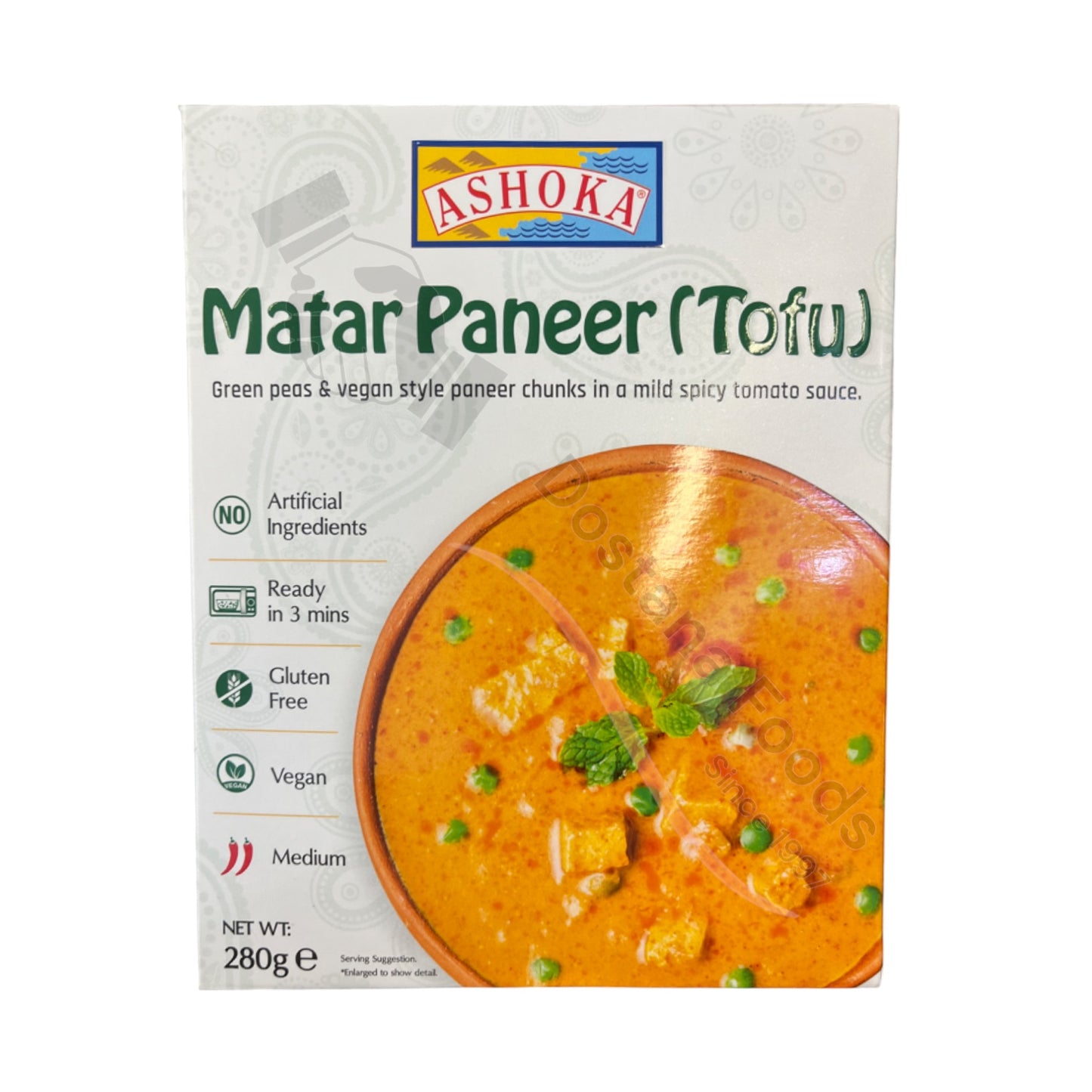 Ashoka Matar Paneer (Tofu)