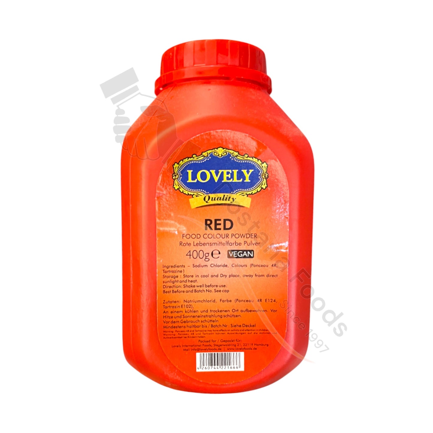Lebensmittelfarbe Pulver Rot