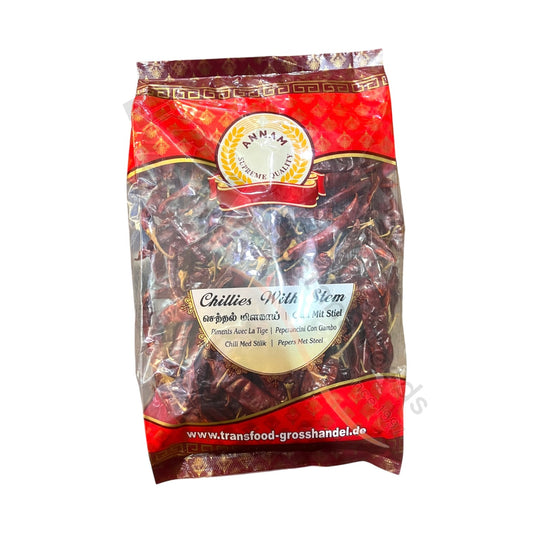 Chillies With Stem – Hari Sukhi Mirch