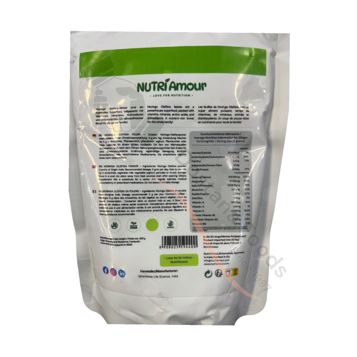 Moringa Pulver – Drum Sticks Pulver