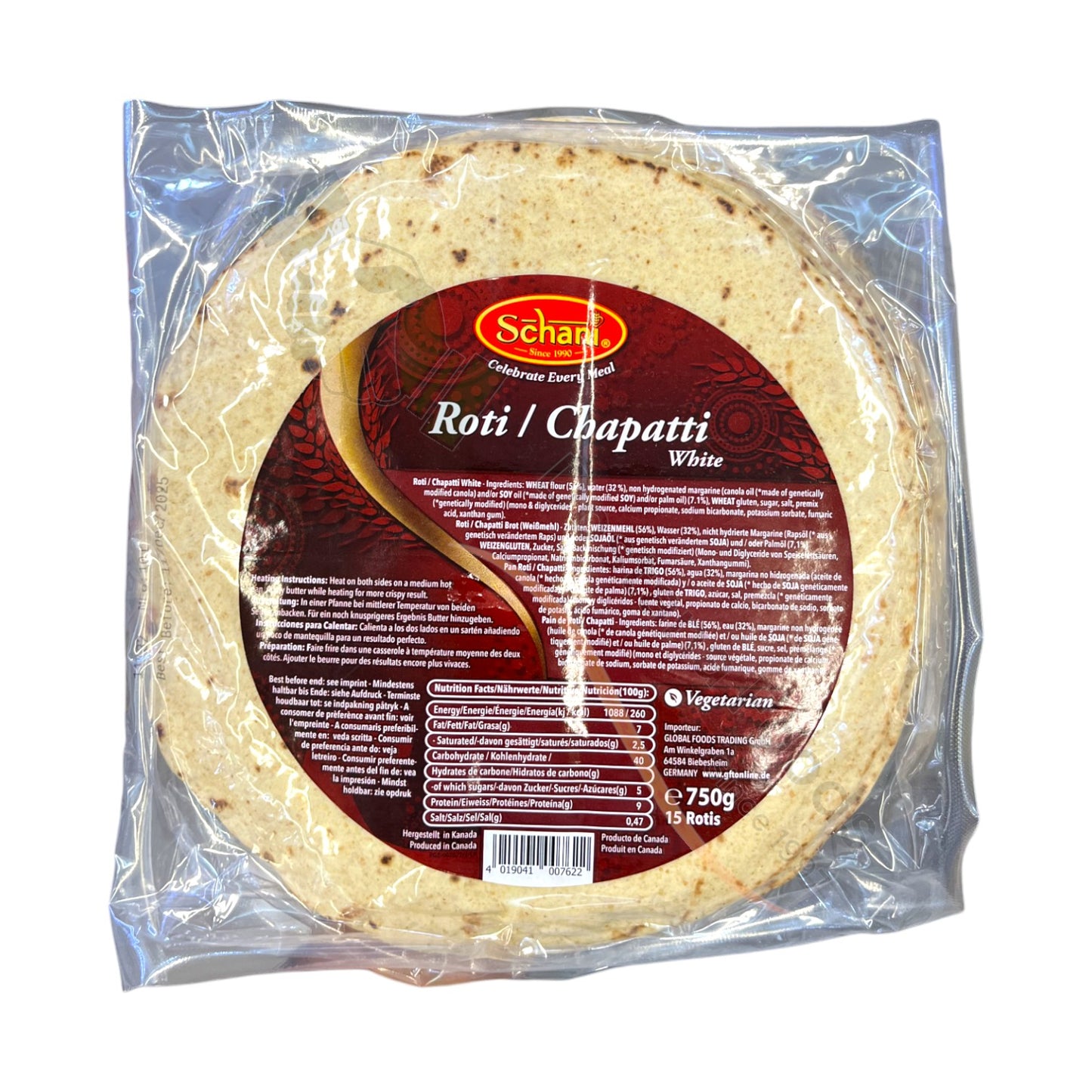 Roti / Chapatti White