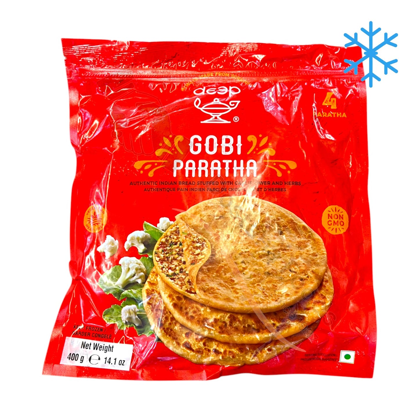Frozen Gobi Paratha