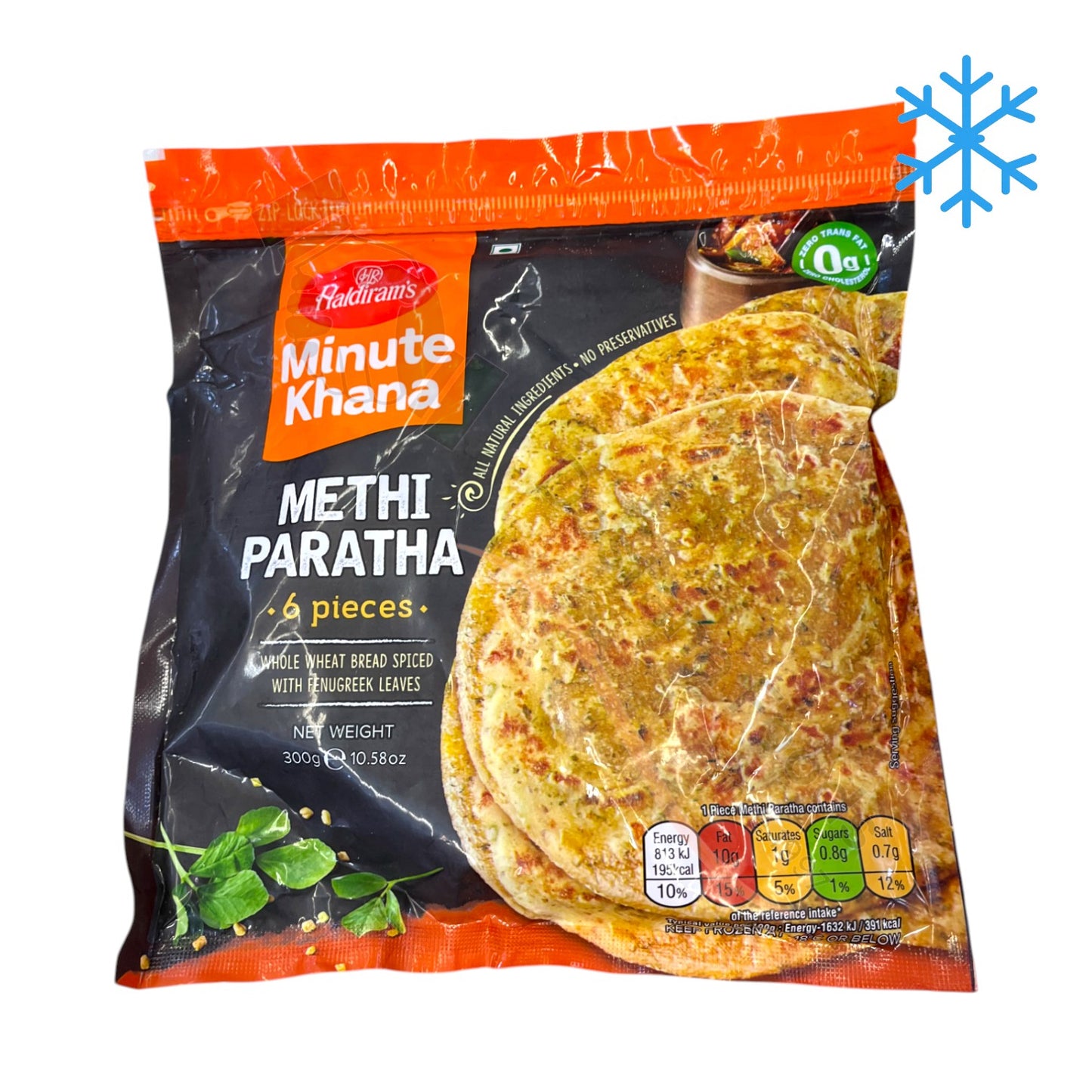 Frozen Methi Paratha
