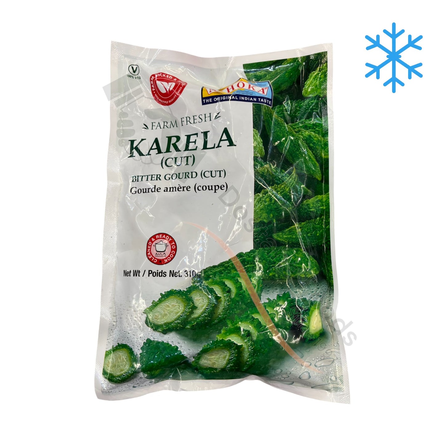 Frozen Karela (cut) - Bittermelone