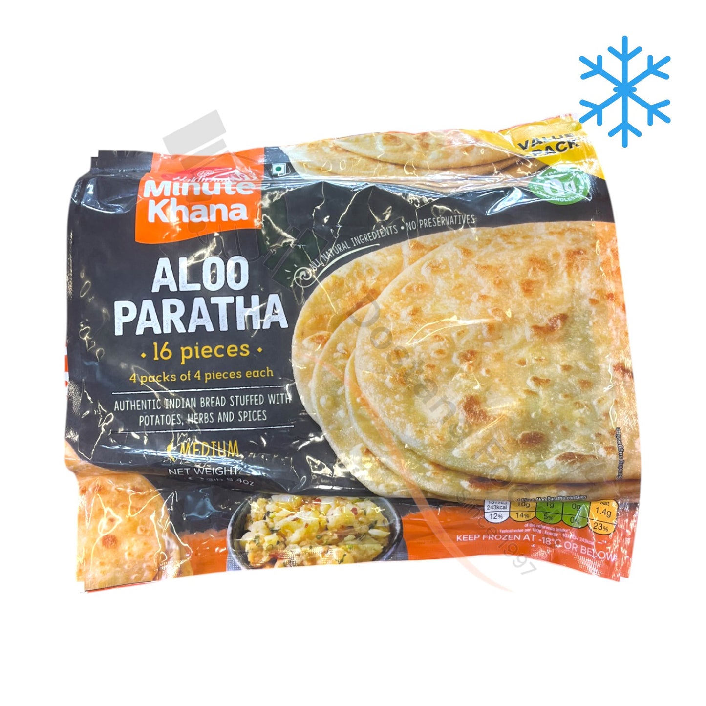 Frozen Aloo Paratha