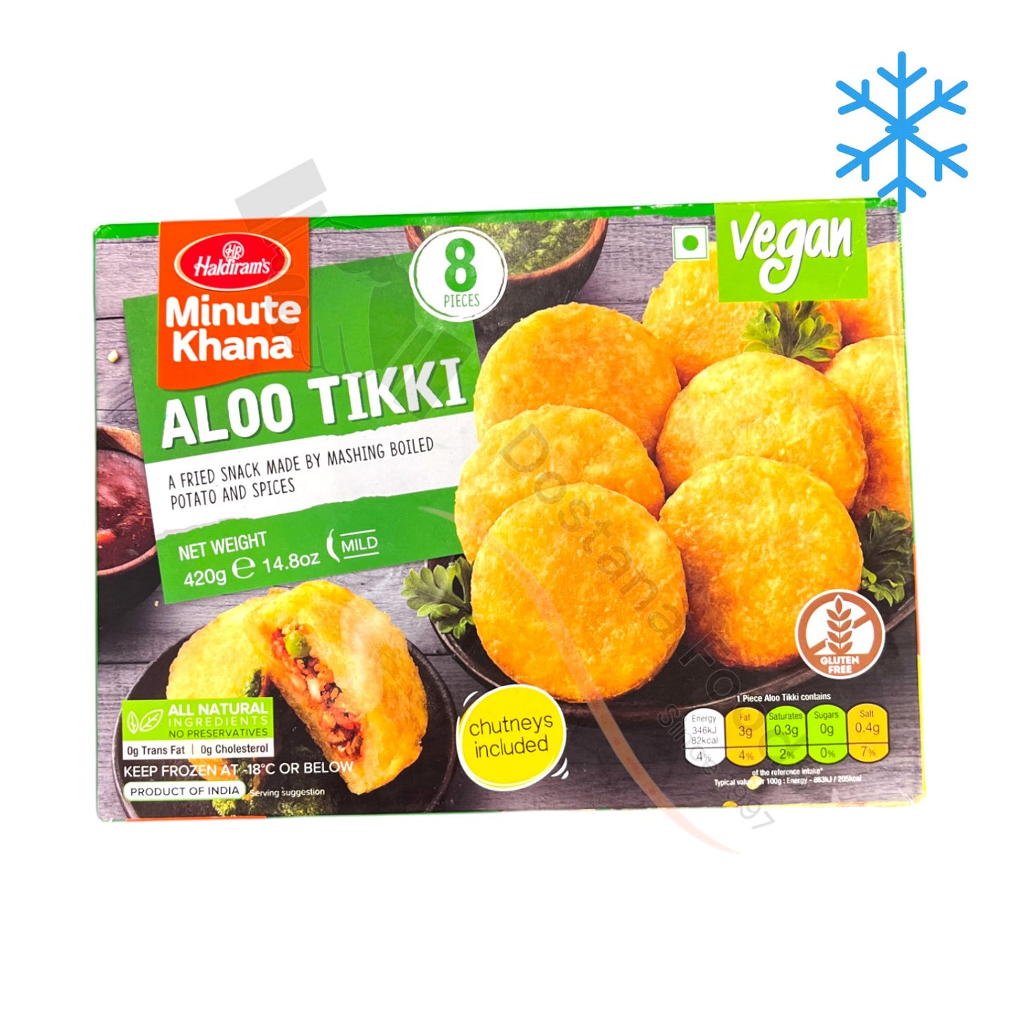 Frozen Aloo Tikki