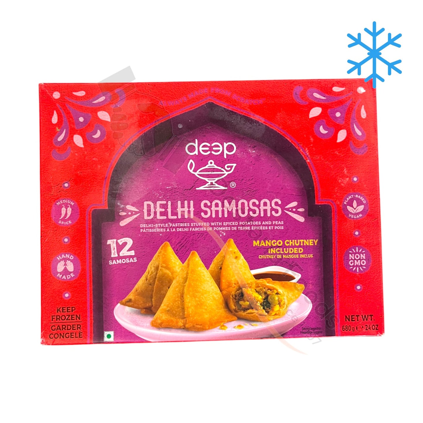 Frozen Delhi Samosas
