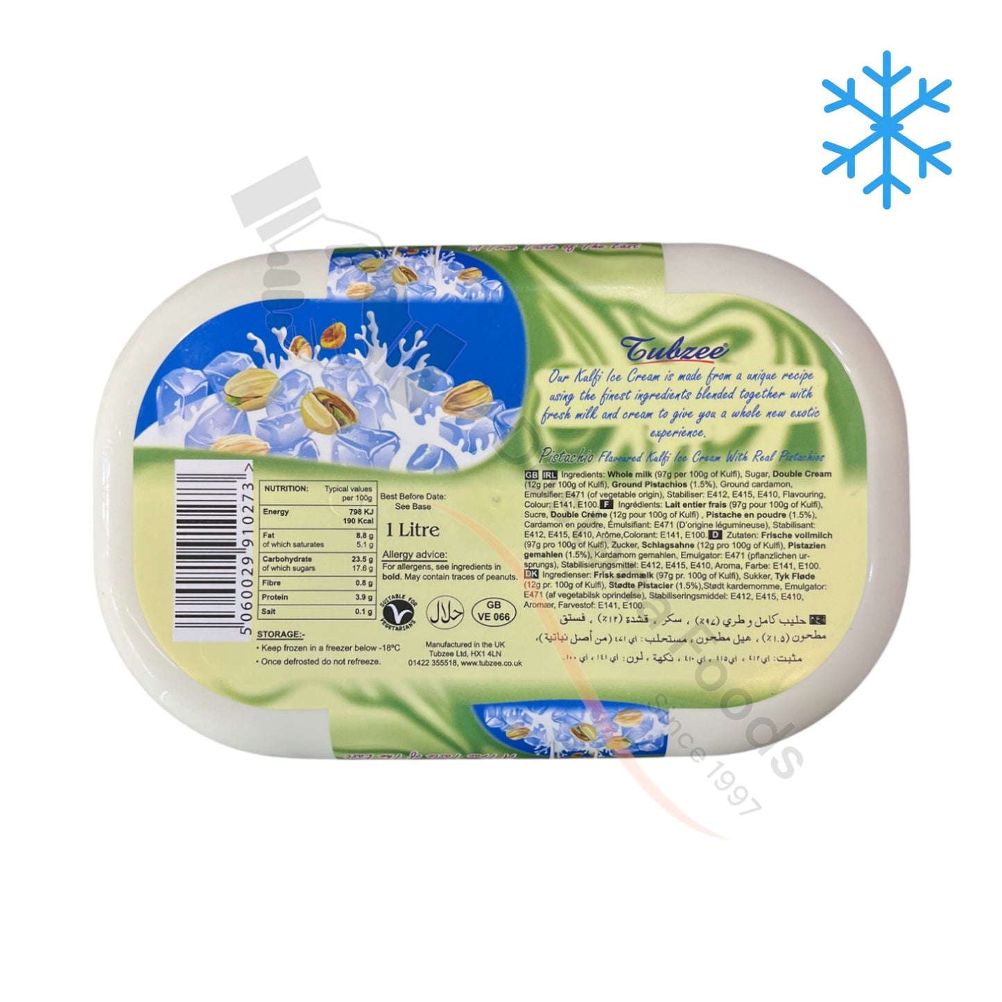 Frozen Kulfi Ice Box Pistazie
