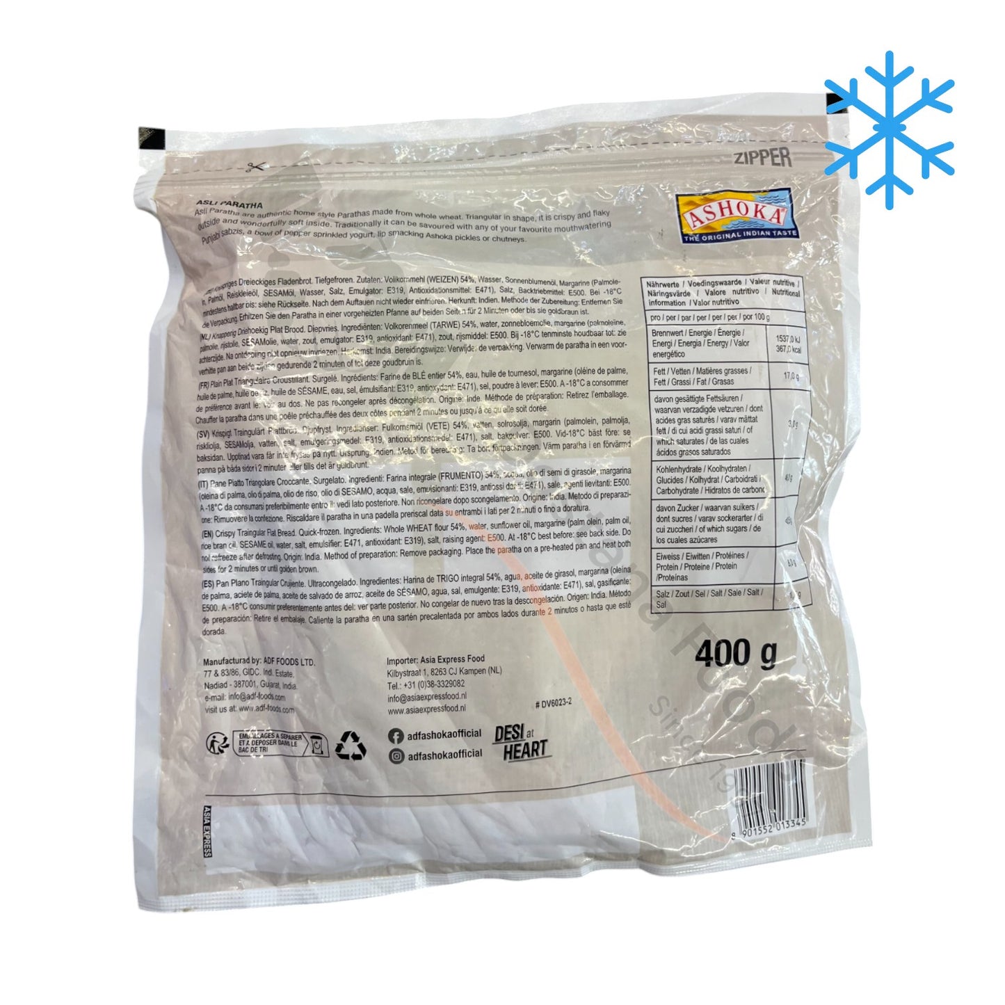 Frozen Homestyle Asli Paratha