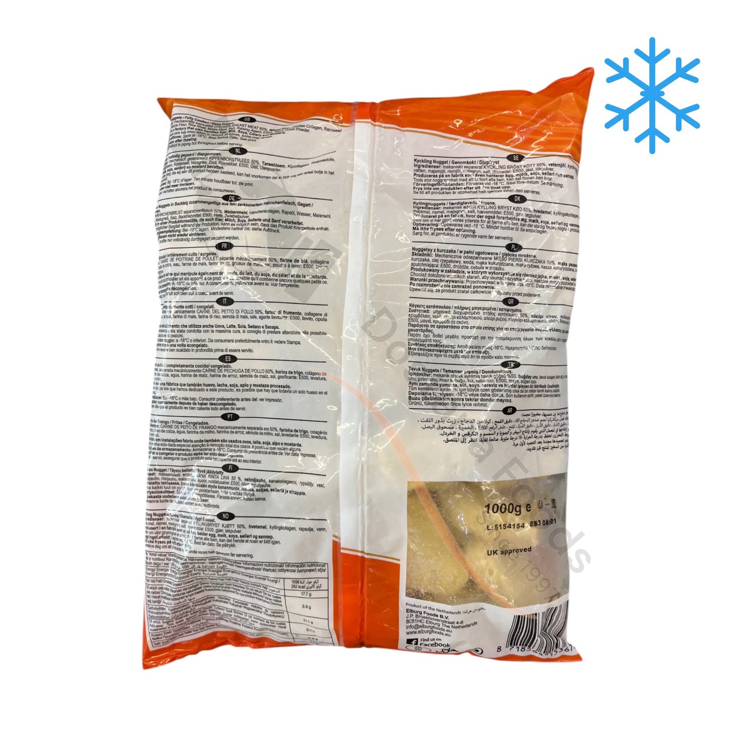 Frozen Battered Chicken Nuggets