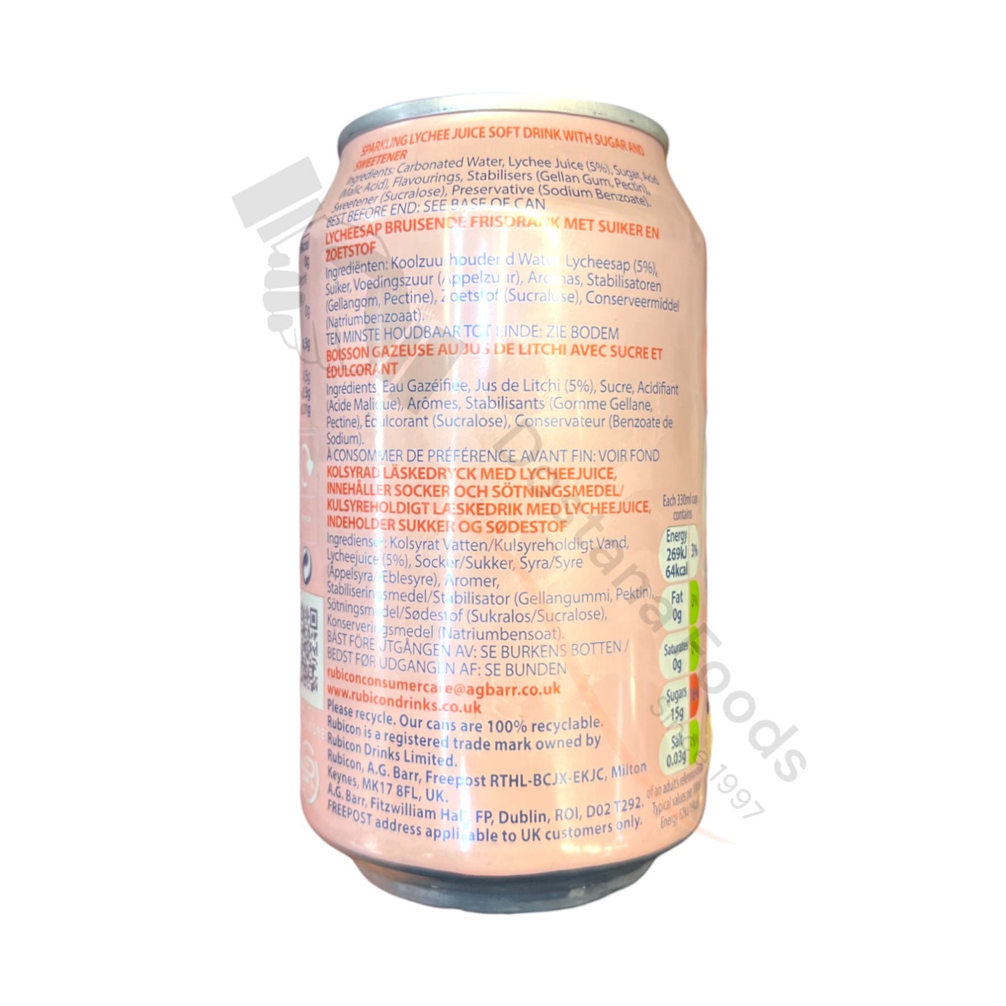 Rubicon Sparkling Can Lychee