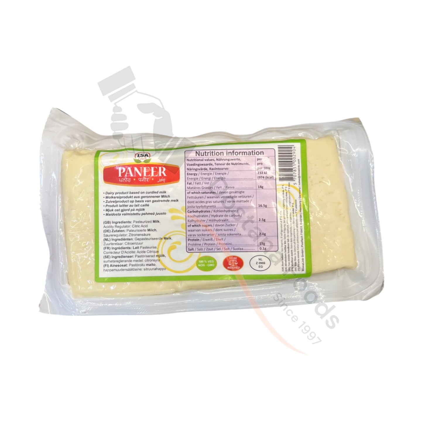 Frischer originaler Paneer - indischer Käse