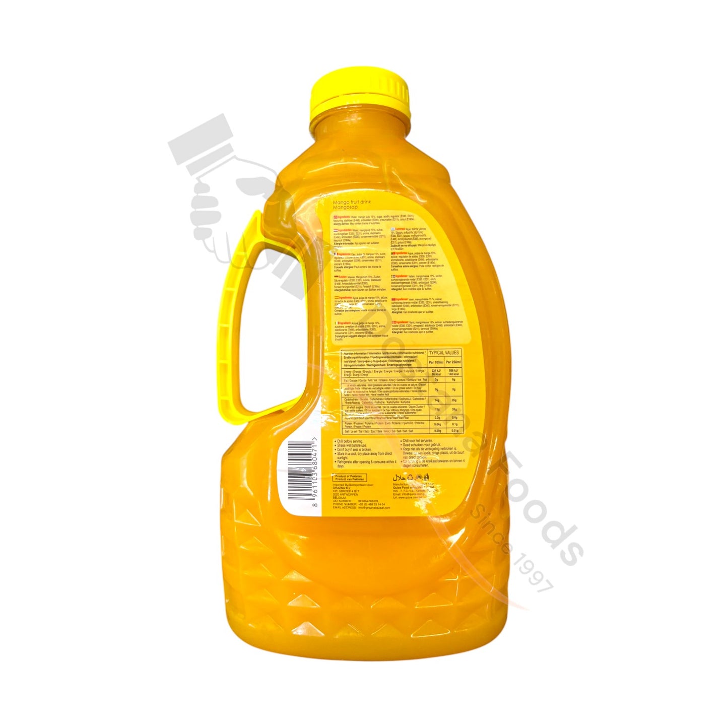 Mango Fruit Drink Jar