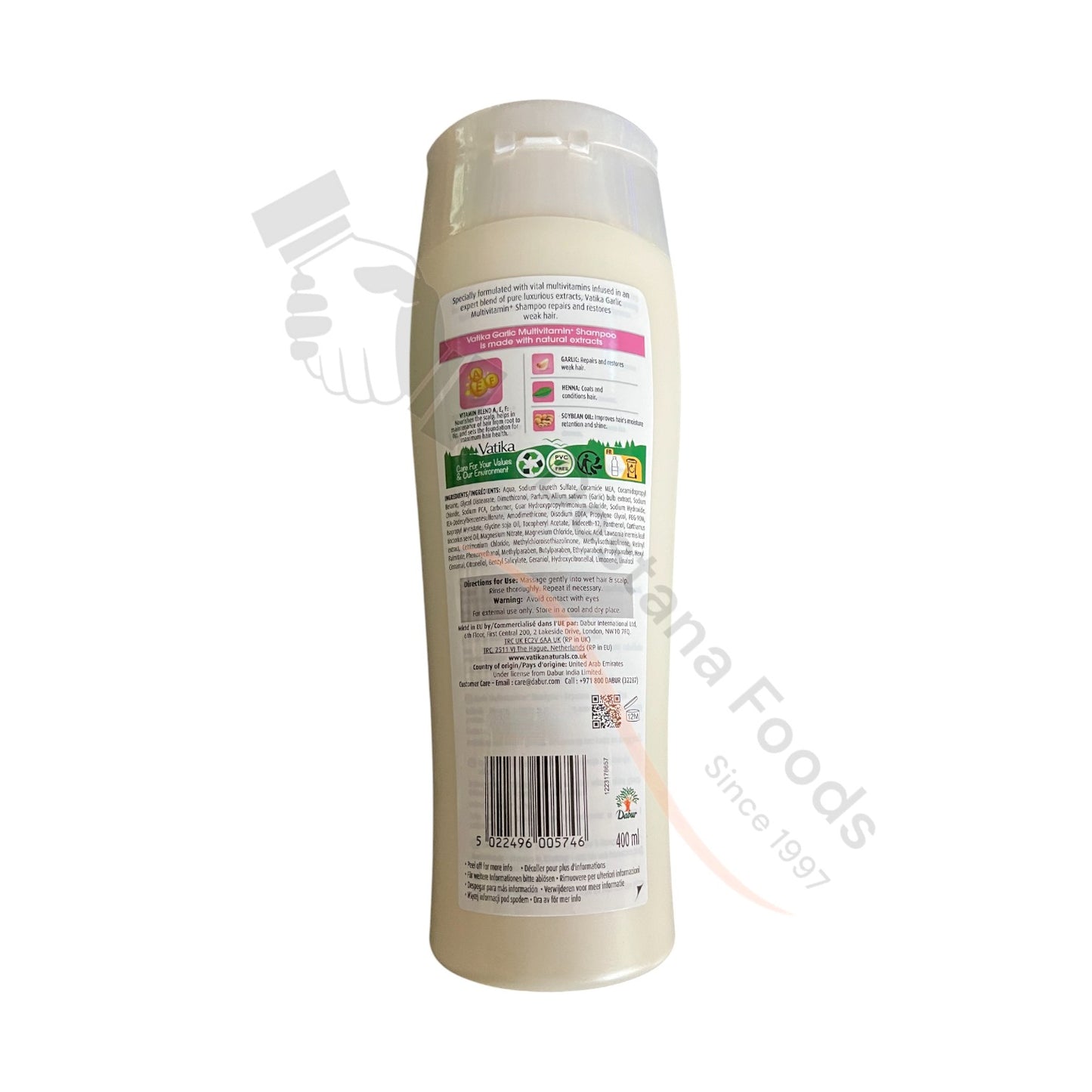 Multivitamin Shampoo Garlic