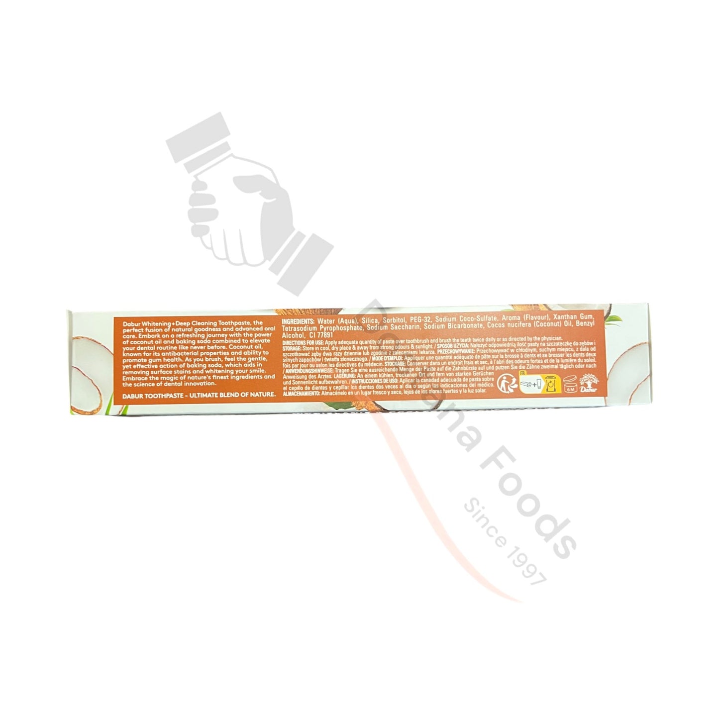 Whitening + Deep Cleaning Toothpaste Coconut Oil + Baking Soda