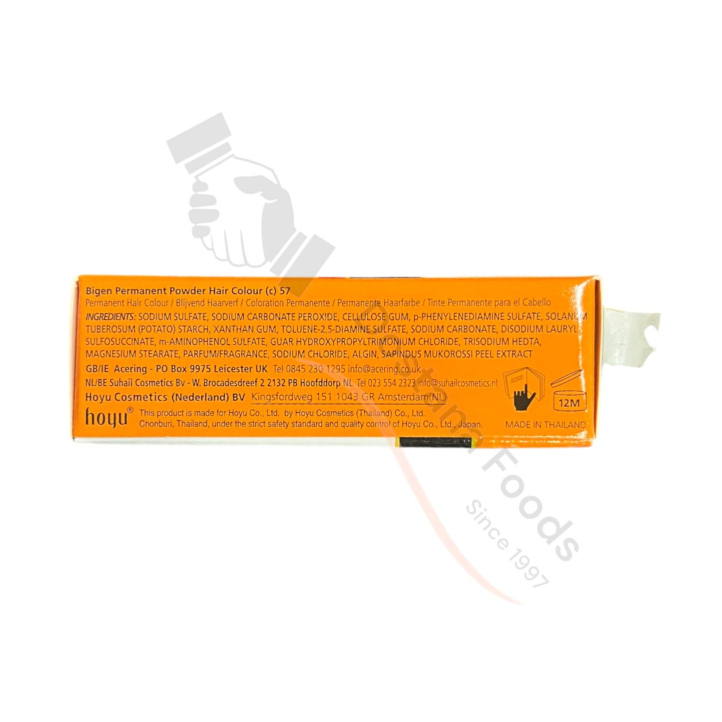 Permanent Powder Hair Colour Dark Brown Nr. 57