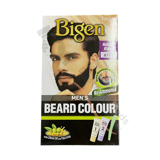 Mens Beard Colour Natural Black Nr. B101