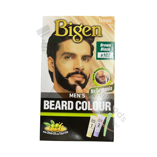 Mens Beard Colour Brown Black N. B102