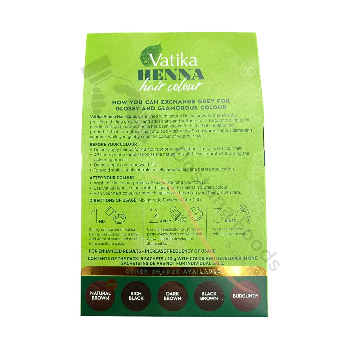 Henna Hair Colour Jet Black