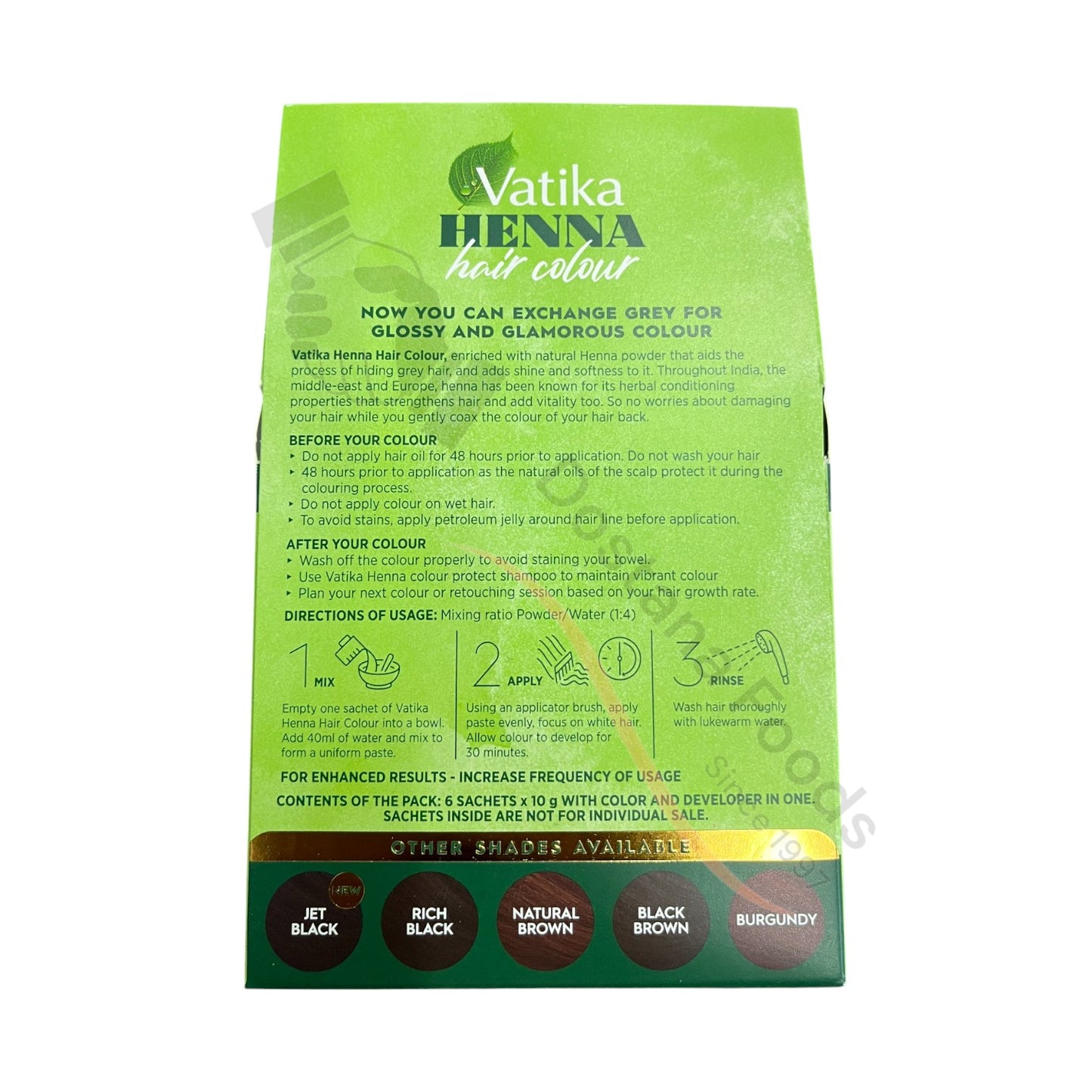 Henna Hair Colour Dark Brown