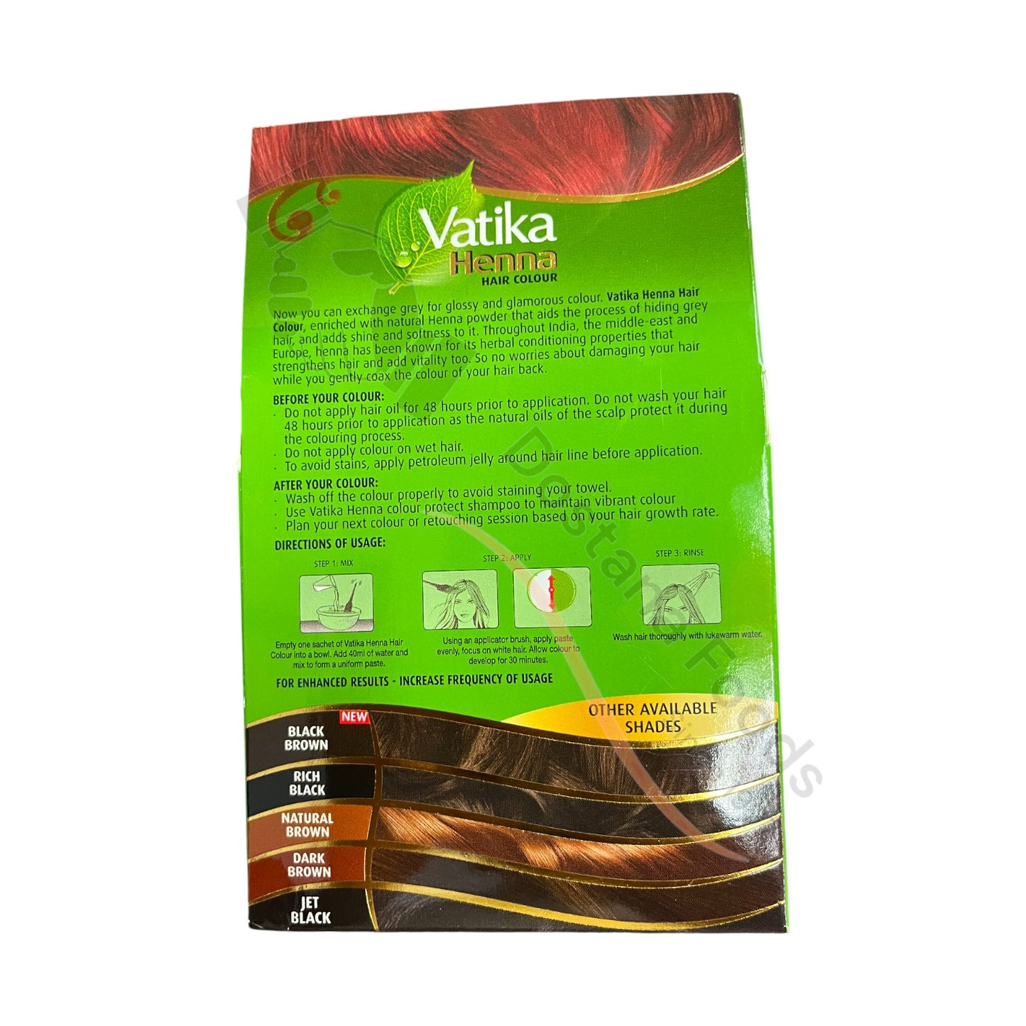 Henna Hair Colour Burgundy (Red)